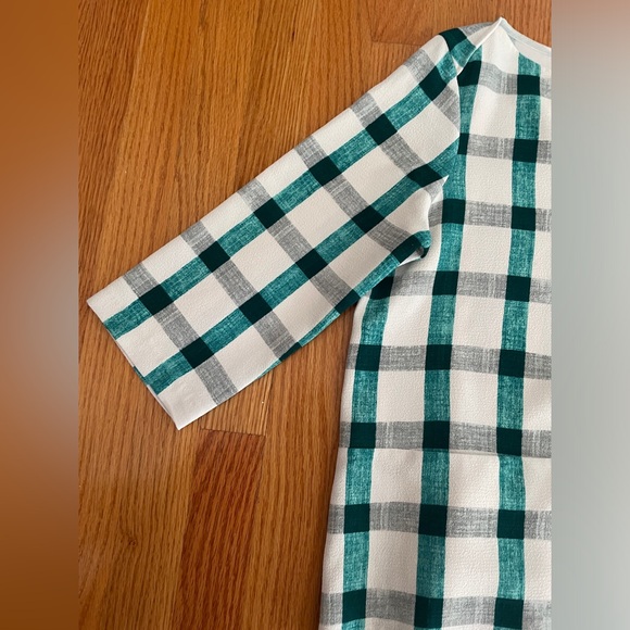 Zara Gingham Pencil Skirt + Top Set - Picture 7 of 8